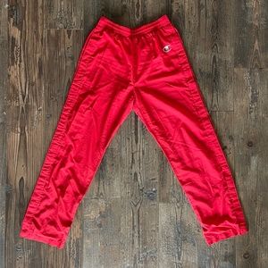 Champion Tearaway Pants (red, XS)